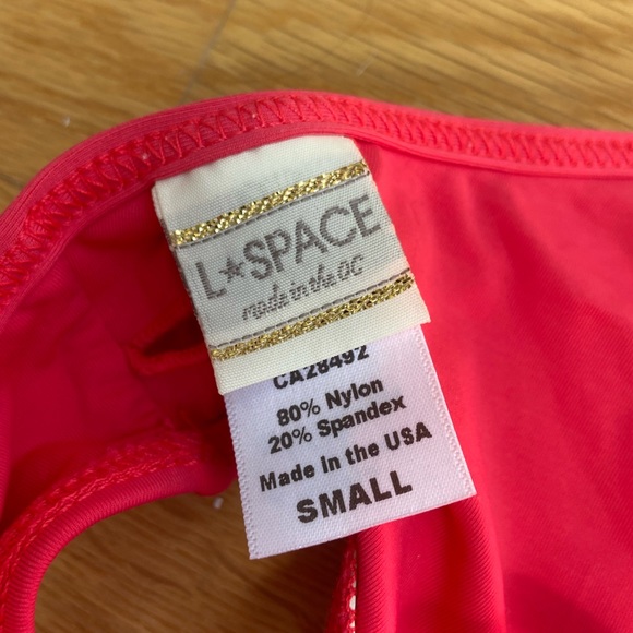 LSPACE Pink Bikini Top and Bottom - Picture 4 of 4